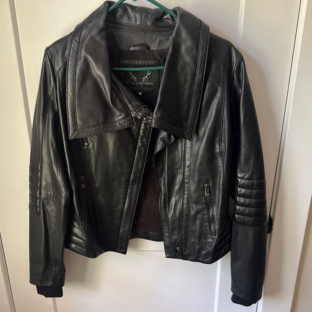 Gorgeous Bod and Christensen leather jacket like new